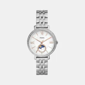 Women's White Analog Stainless Steel Watch ES5164