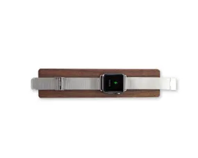 Wooden Charging Dock Station Platform for Apple Watch - Black Walnut