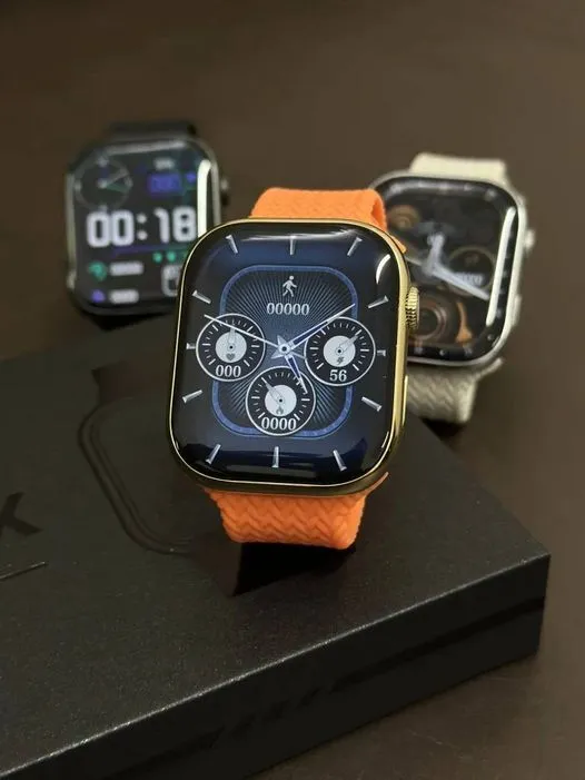 WS-S9 MAX Stainless Steel Premium Smartwatch with AMOLED Display