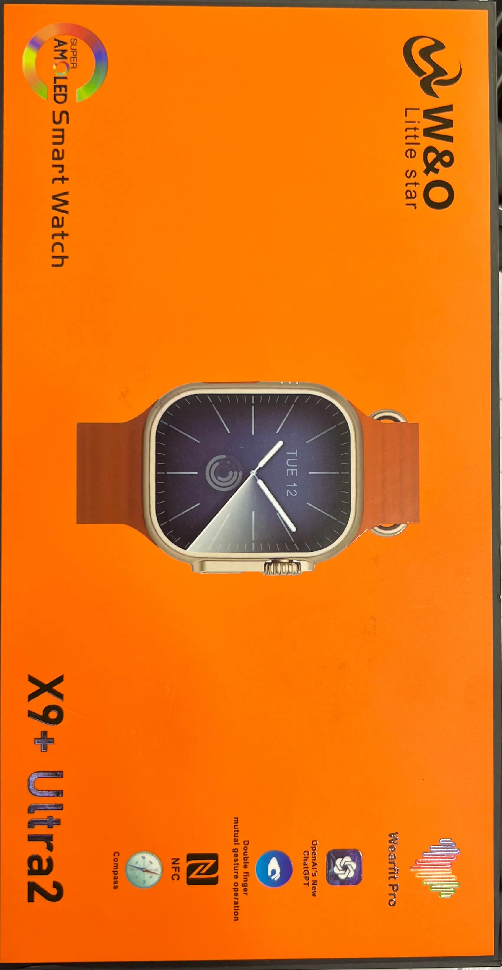 X9  ULTRA WATCH AMOLED DISPLAY