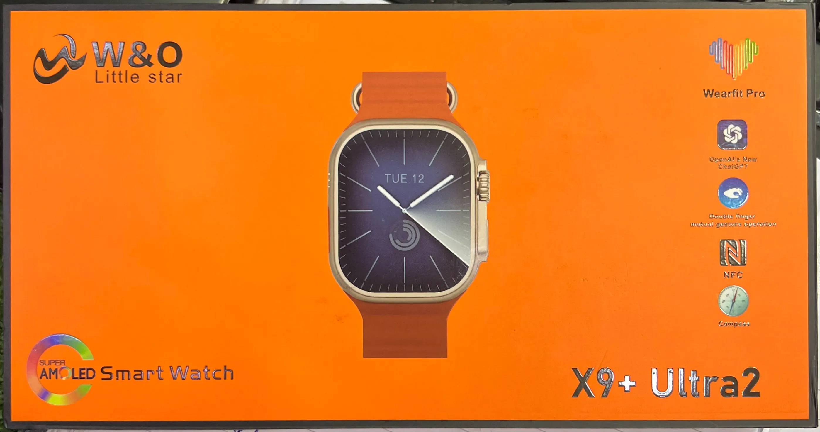 X9  ULTRA WATCH AMOLED DISPLAY