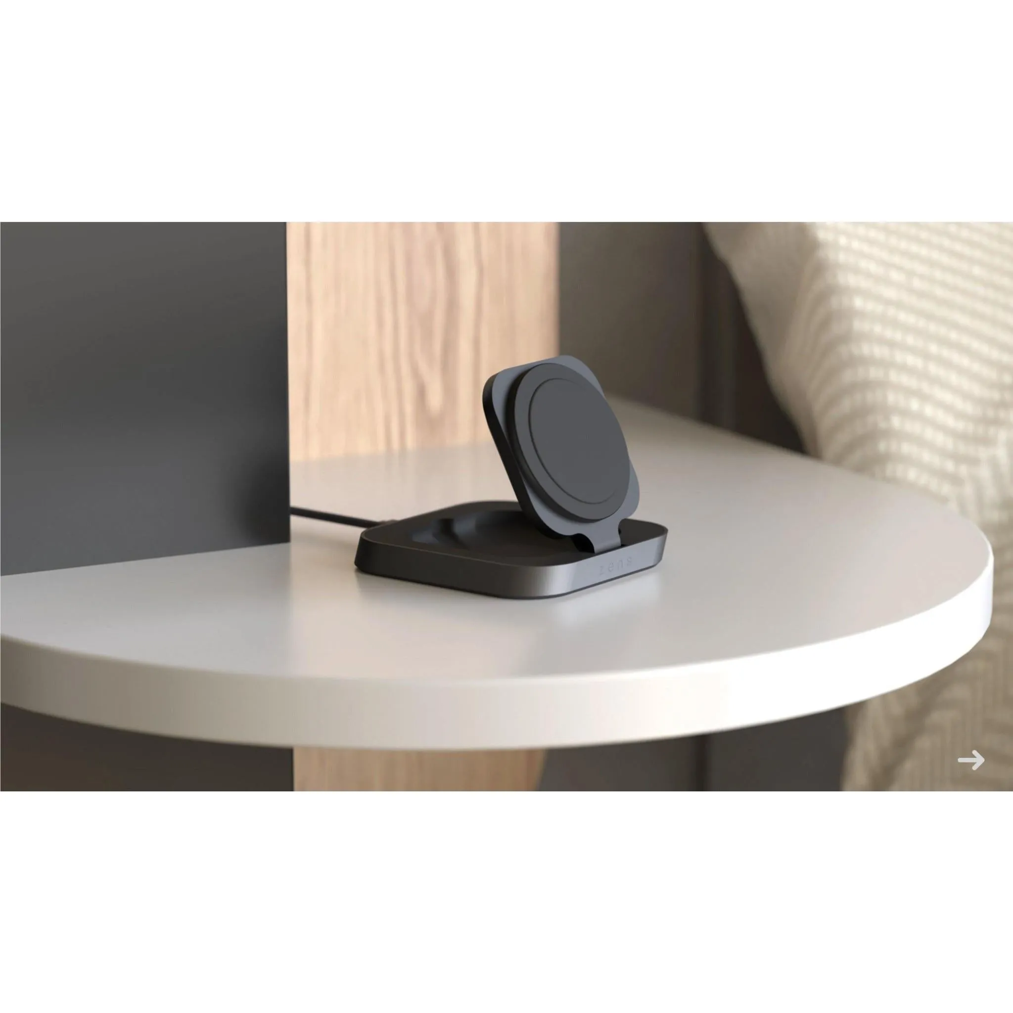 Zens Magnetic Nightstand Qi2 Charger